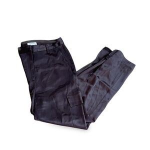 Babaton Refined High-Waisted Satin Cargo Pant